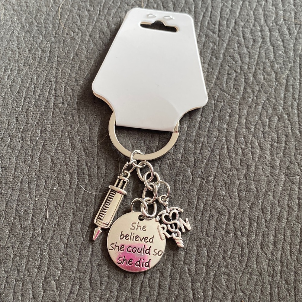 * add to any bundle for $10 * RN keychain